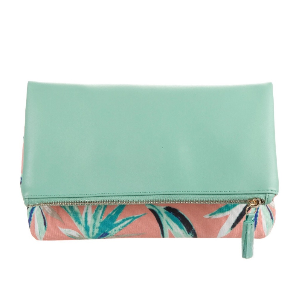 Brand New in dust bag,  never worn, Rachel Pally Leather Clutch